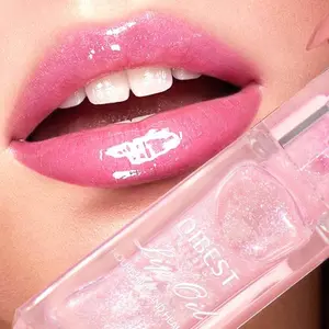 Shimmery Glossy Lip Gloss - Heat-Reactive Color Change, Temperature Glossy Shimmer Lip Tint Moisturizing & On-the-Go Friendly