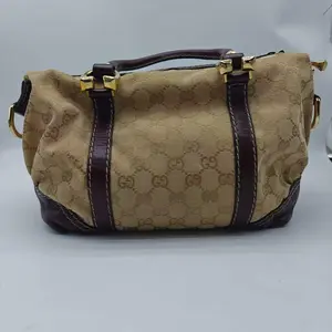 Pre-owned GUCCI Canvas Clutches & Wristlets GUCCI/Top Handle Bags/KKB83001