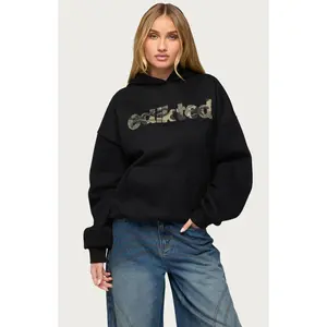 Edikted Women's Camo Cutie Oversized Hoodie