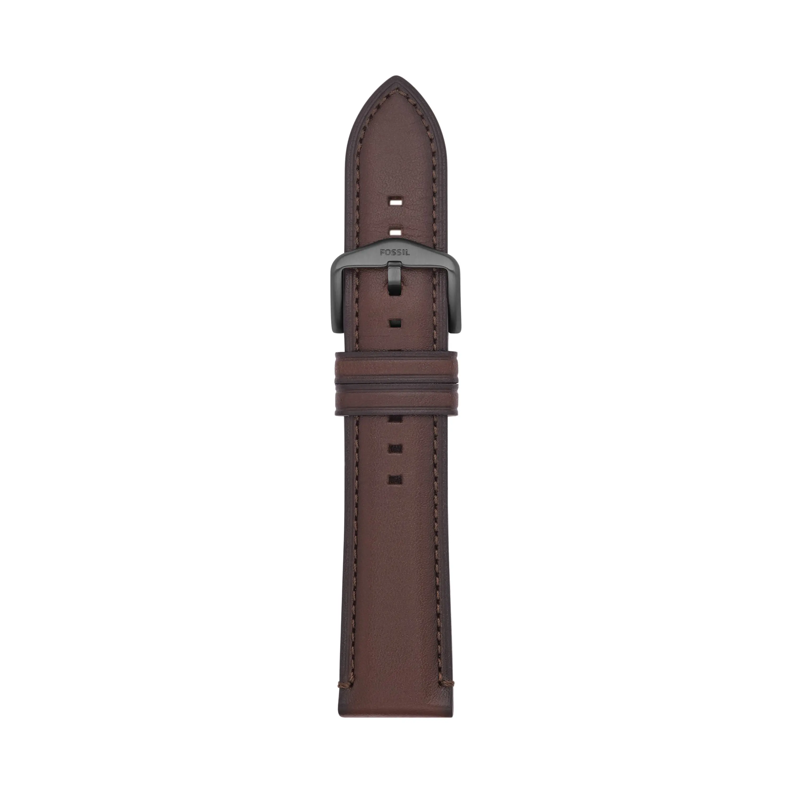 Fossil Men's 22mm Brown LiteHide™ Leather Watch Band