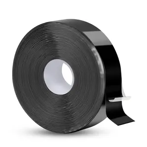 Rescue Tape, Self-Fusing  Tape for PVC Pipe Repair Tape Stop Water Leak, Automotive, Electrical, Wire Harness Wrapping,1" x 33', Black