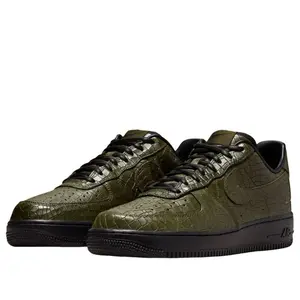 Nike Air Force 1 Low Morse Code Cargo Khaki Croc Men's IQ3370-325 New Sneakers Nike Air Force 1 Low Morse Code Cargo Khaki Croc Men's IQ3370-325 New Sneakers