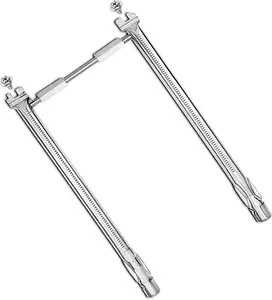 Uniflasy 69785 18 inches Burner Tube Set Fits Weber Spirit 200 Series with Up Front Controls (2013 Model Years and Newer), Stainless Steel 304