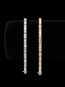 VEX Iced Out 3mm Tennis Bracelet – High Shine Link Bracelet