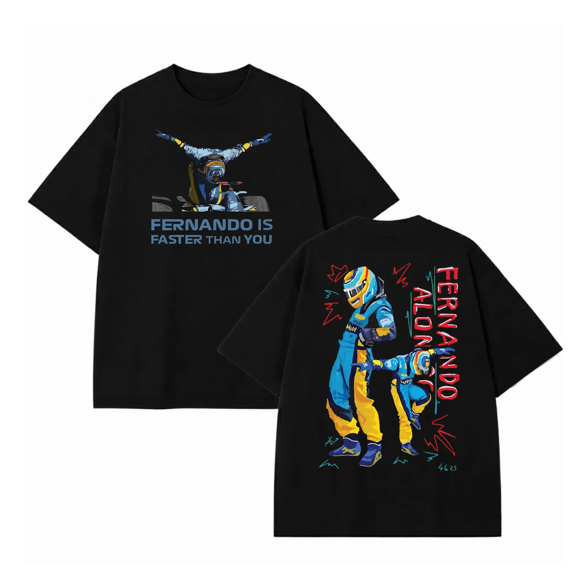 Fernando Alonso F1 Racing Driver Quote Graphic Tee | Formula 1 T-Shirt