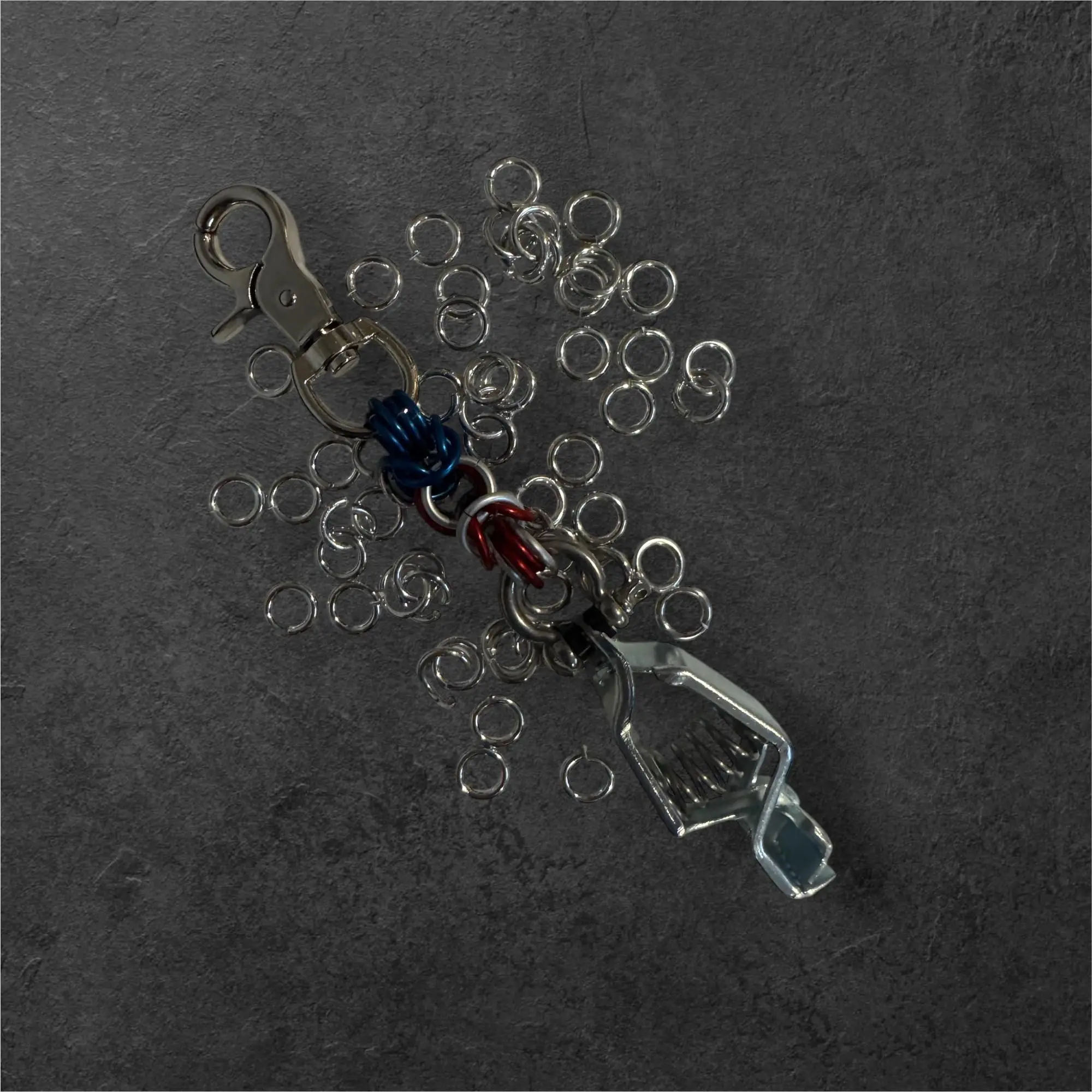 BCWG-TORQUE Weave Glove Holder with Premium Clips American Flag Colors Patriotic Design