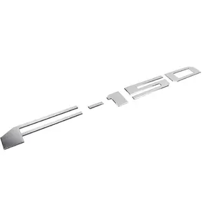 Replacement for F-150 Raised 3D Tailgate Letters Chrome YEARS 2018 - 2020
