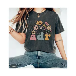 ADR Shirt Colors® Wildflower Ain't Doin' Right TShirt Funny Vet Tech Week Gift For Veterinary Technician istant Vet Med T-Shirt