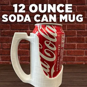 Soda / Beer can handle coozie Drinkware Beverage mug