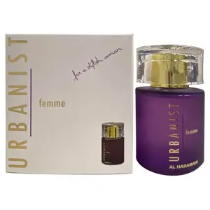 AL HARAMAIN Urbanist Femme Women's EDP Multi-Scent Fragrance - Chypre Floral Musk Amber Scent, Aerosol Spray, 3.4 fl oz (3.3/3.4 oz Option), New in Box, Multi-Scent Women's Fragrance
