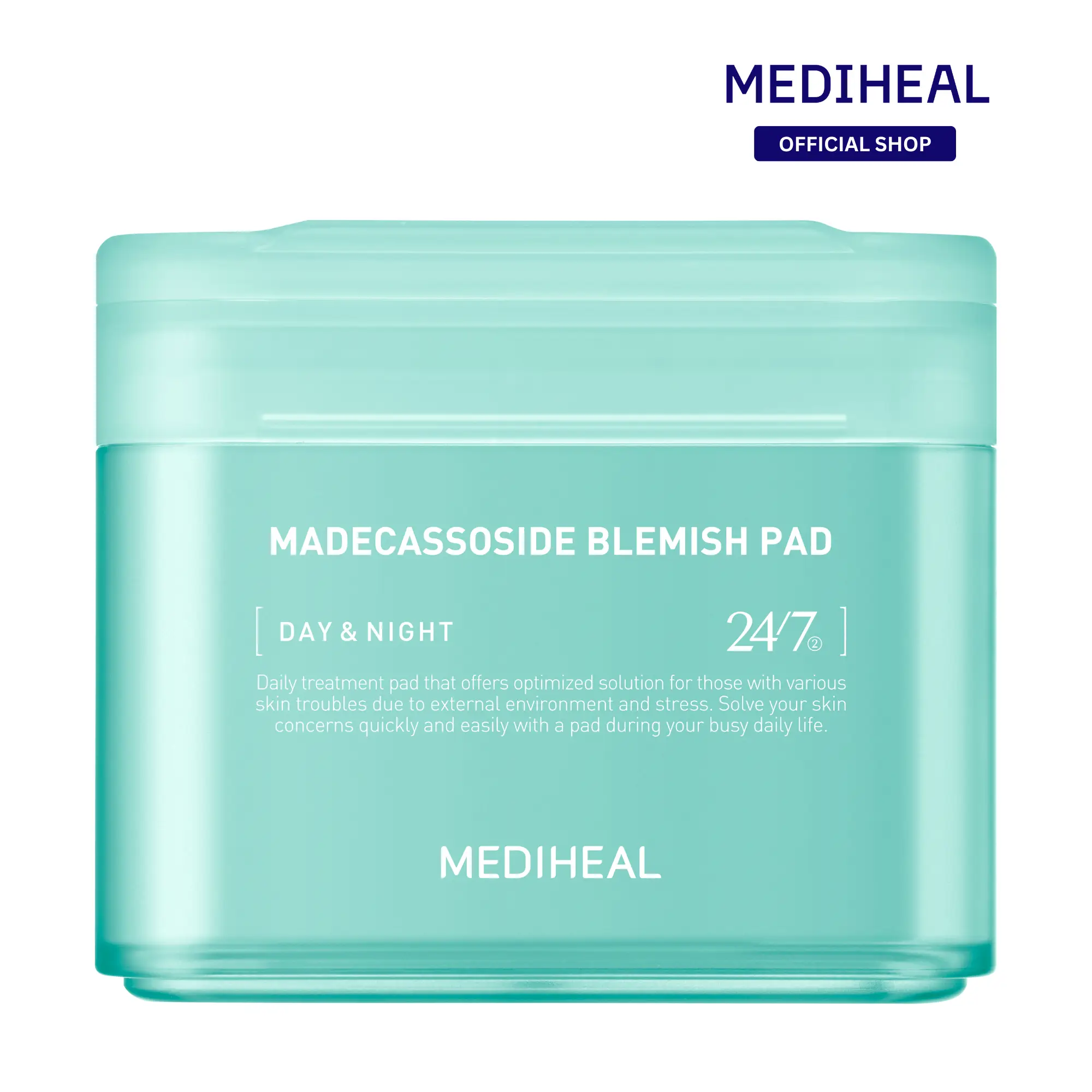 [MEDIHEAL OFFICIAL] Madecassoside Blemish Pad - korean #1 viral toner pads, Korean Skincare, Vegan, Moisturize