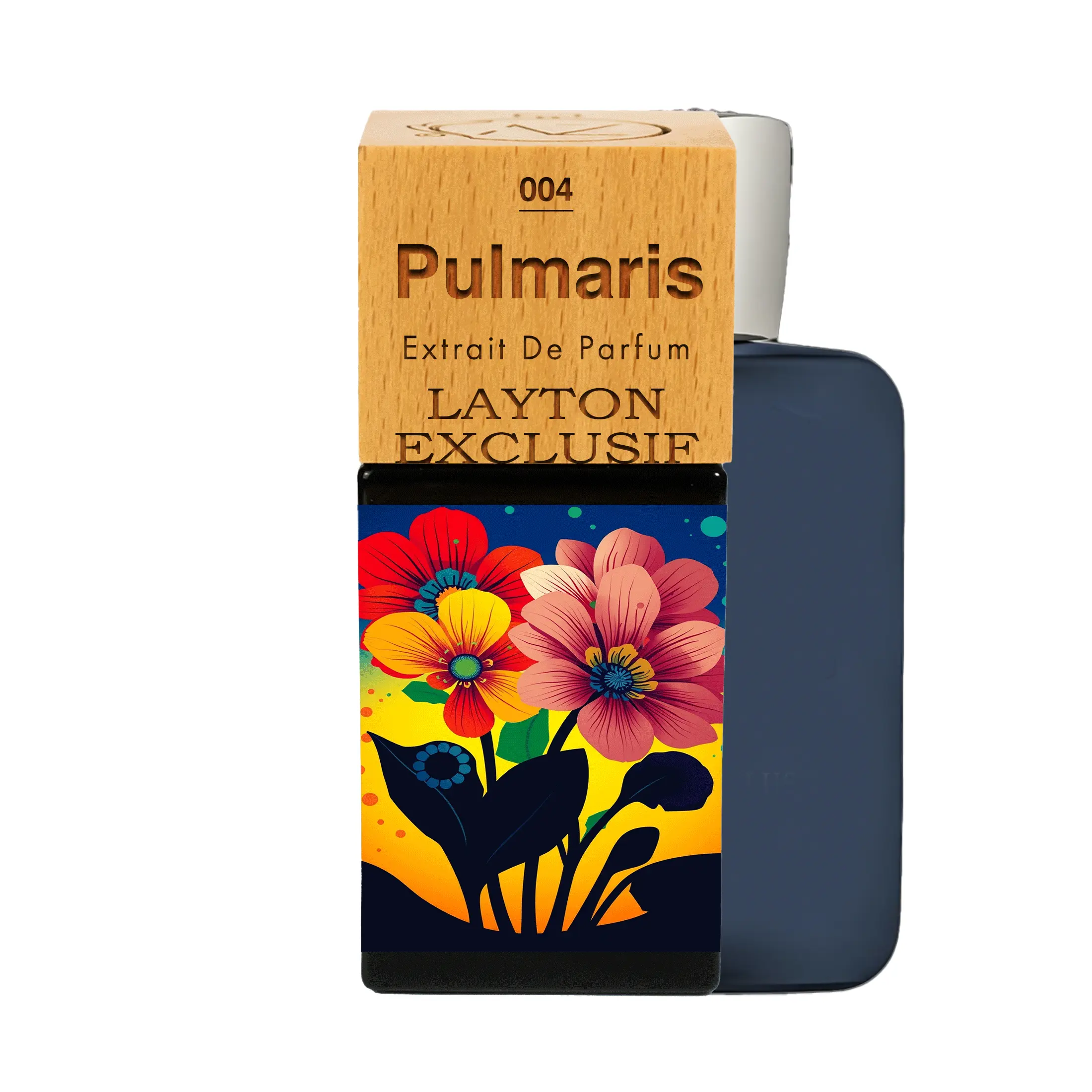 Pulmaris N°04 | Almond, Mandarin Orange, Bergamot, Watery Notes; Civet, Geranium, Rose, Gardenia, Water Lily; Guaiac Wood, Laotian Oud, Vanilla, Coffee, Sandalwood, Indonesian Patchouli Leaf, Amber, Oakmoss, Pink Pepper. Home fragrance