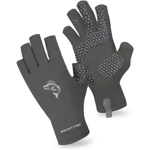 Unisex UV Protective Fingerless Gloves UPF 50+ Sun Gloves for Outdoor Fishing Cycling Hiking Driving Kayaking