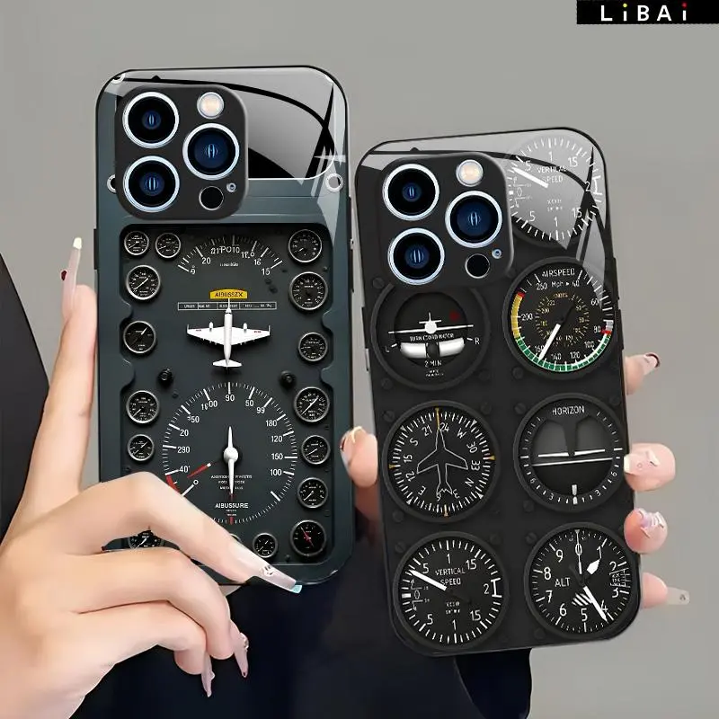 Suitable for [iPhone 15 Pro Max] New high-end glass  mobile phone case New business simple mobile phone case Affordable price Anti-drop and anti-fingerprint-888