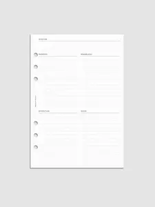 Daily Intention Planner Inserts