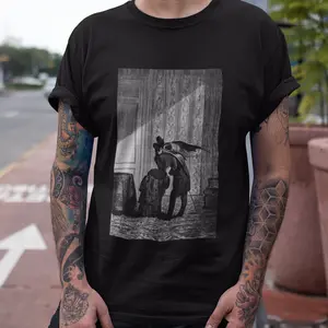 Vampire's Kiss Vintage Gothic T-Shirt, Vampire Shirt, Goth Clothes, Vintage Art Shirt, Alternative Clothing, Aesthetic Shirt, Edgy Shirt