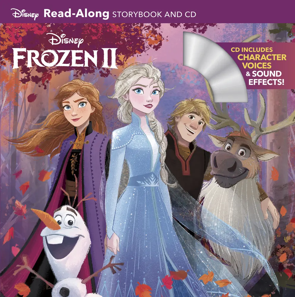 Used Disney Books Frozen 2 Read-Aloud Storybook and CD - English Paperback Book with Character Voices & Sound Effects (School & Educational Office Stationery Supply), No