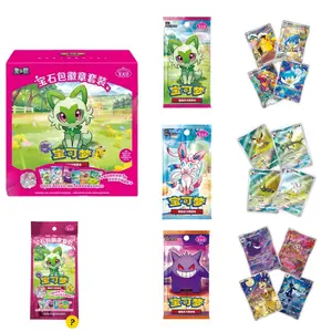 [CN] Pokemon TCG Gem Pack Badge Set Vol.1/2/3 (CBB1C/CBB2C/CBB3C) Trading Cards Rare Collection Horizons Booster Blind Pack Gift for Kids Boys Birthday
