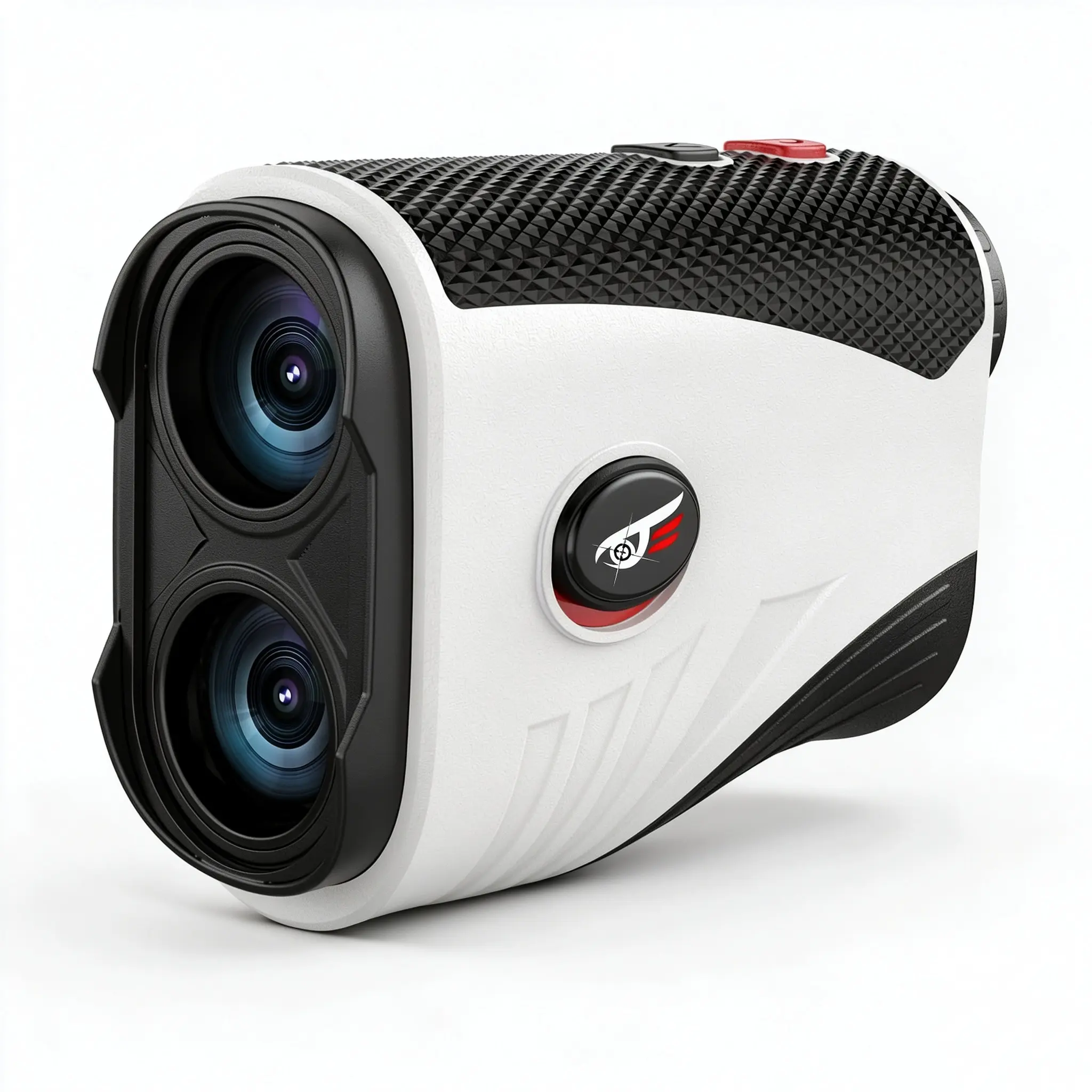 Vykure Golf Rangefinder with Slope, 1200yd Laser Range Finder, 7X Magnification, Flag Lock Vibration, Strong Magnetic Mount, USB-C Rechargeable Battery, Anti-Slip Grip, 1-Handed Operation, Compact Accessory, External Switch, Disc, Ideal for Golf Rounds