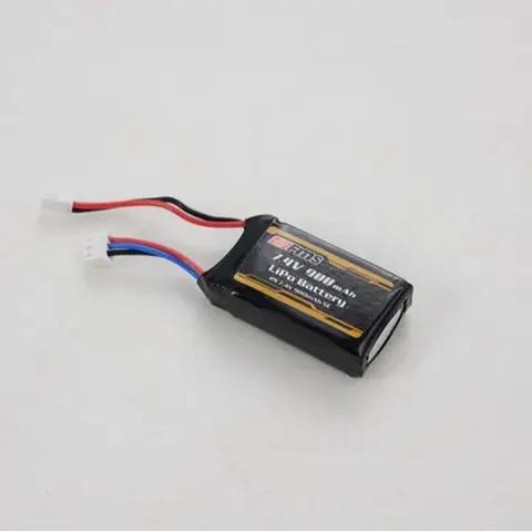FMS Hobby Lithium Powered Rechargeable Battery, 2S 7.4V 900mAh - Portable RC Batteries for Electric & Remote Toys, FCX18 Land Cruiser 80 Accessories
