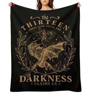 Throne of Glass Comfortable Flannel Blankets – Ultra-Soft Blankets And Towels, Suitable For Camping, Travel, Beds, Sofas, Dormitories, And Offices. Lightweight And Breathable, Suitable For All Seasons, Ideal For Home And Travel.