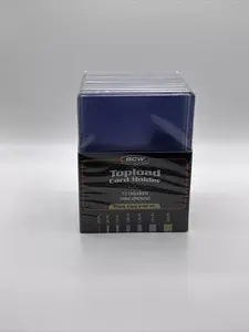 BCW 3X4 Thick Card Toploaders 1 Pack of 10 for up to 240pt Cards