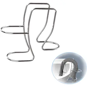 Washing Machine Drain Hose Holder Adjustable Drain Hose Hook Laundry Tub Hose Guide Clip Universal Sink Hose Clamp Fits All Drain Hose