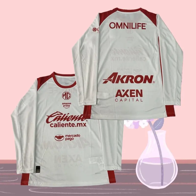 25 26 Chivas de Guadalajara Mexico LIGA MX Goalkeeper Third Long Sleeve Soccer Jersey Fans Version Breathable