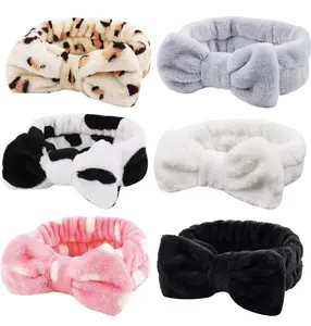 6 Pack Spa Headband Makeup Headband Face Wash Headbands Make Up Hair Band Skincare Headbands Shower Head Wraps for Washing Face