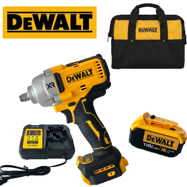 DEWALT DCF900 1/2 Inch High Torque Impact Wrench For Garage Use Vehicle Maintenance And Industrial Applications Featuring Powerful Fastening Performance Brushless Motor Variable Speed Control LED Light Compact Body And Durable Hog Ring Anvil,outdoor