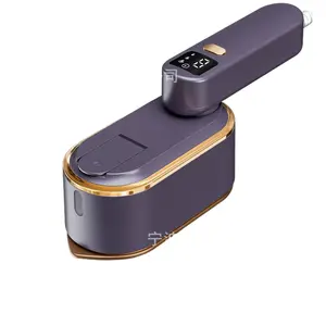 Handheld Garment Steamer, Household Iron, Small Three-Speed Digital Display Ironing Machine, Portable Foldable Electric Iron for Clothes