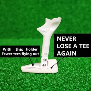 New 10 Degree golf tees,Multifunctional Golf Tee, Adjustable Height and Angle, Precision Positioning, Includes 10 Degree Fly Disc, Easy-To-Use Design,not broken, Golf Accessories