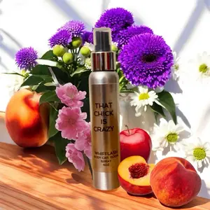 That Chick is Crazy Room Spray Notes Cherry blossom, fresh peach, red apple   Lilac, jasmine, lily-of-the-valley fresh peach Musk white woods, powder