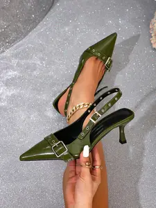 Women's Fashionable Solid Color Stiletto Heels, Elegant Pointed Toe High Heels for Party, Daily Clothing Decor for Women & Girls, Footwear