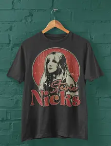Stevie Nicks TShirt, Old School Band T-shirt, Retro Music Shirt, Rock Band Tee, Oversized Trendy Shirts