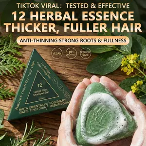 Selvioren Herbal Soap Bar | Plant-Based Hair Products | Gentle pH-Balanced Cleanse | Cedarwood & Usma Essence | Sulfate-Free Scalp Detox | Concentrated Botanical Formula | Eco-Friendly Hair Gloss | Natural Vitality