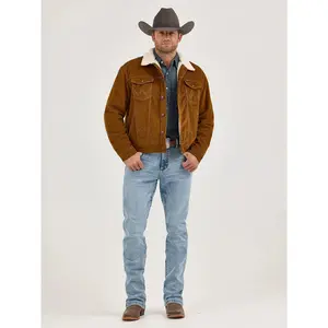 MEN'S WRANGLER COWBOY CUT SHERPA LINED CORDUROY JACKET 112367603