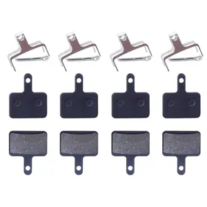 4 Pairs Durable MTB Disc Brake Pads for Shimano B01S and Tektro Auriga Orion - Improve Stopping Power and Lifespan