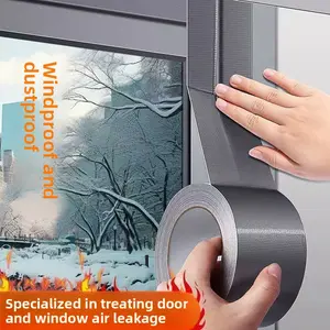Door and Window Weatherproof Sealing Tape 5cm x 50m Winter Wall Leak Blocker Windproof Waterproof Insulating Adhesive Tape for Home Insulation