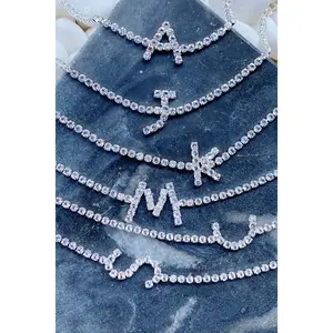 Sparkly Initial Anklet Does not apply