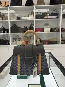 Pre-owned Goyard Canvas Crossbody Bags Saigon PM top handle bag