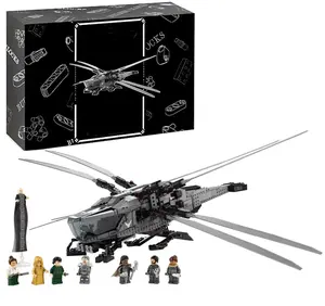 31 inches, 1369 Pieces Collectible Inspired Model for Build and Display, Adult Gift Idea forFans, 8 Minifigures
