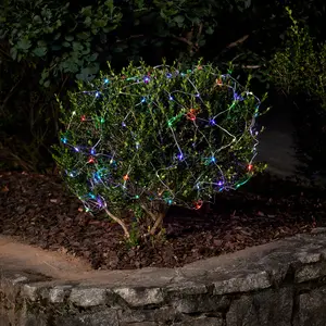 Vivvi App-Based Customizable, Color-Changing LED Net Lights 5ft x 3ft