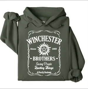 Sam And Dean Winchester Fan, Funny Supernatural Tee, Gifts Unisex Hoodie