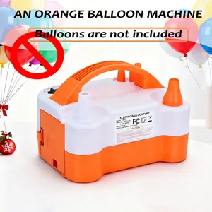 Halloween Household Portable Balloon Machine Double-hole Balloon Pump Electric Inflation Pump Inflation Automatic Balloon Machine