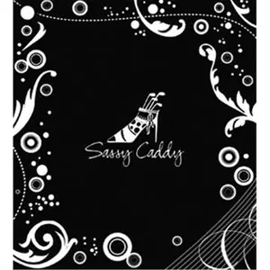 Sassy Caddy  Towel- Black and White