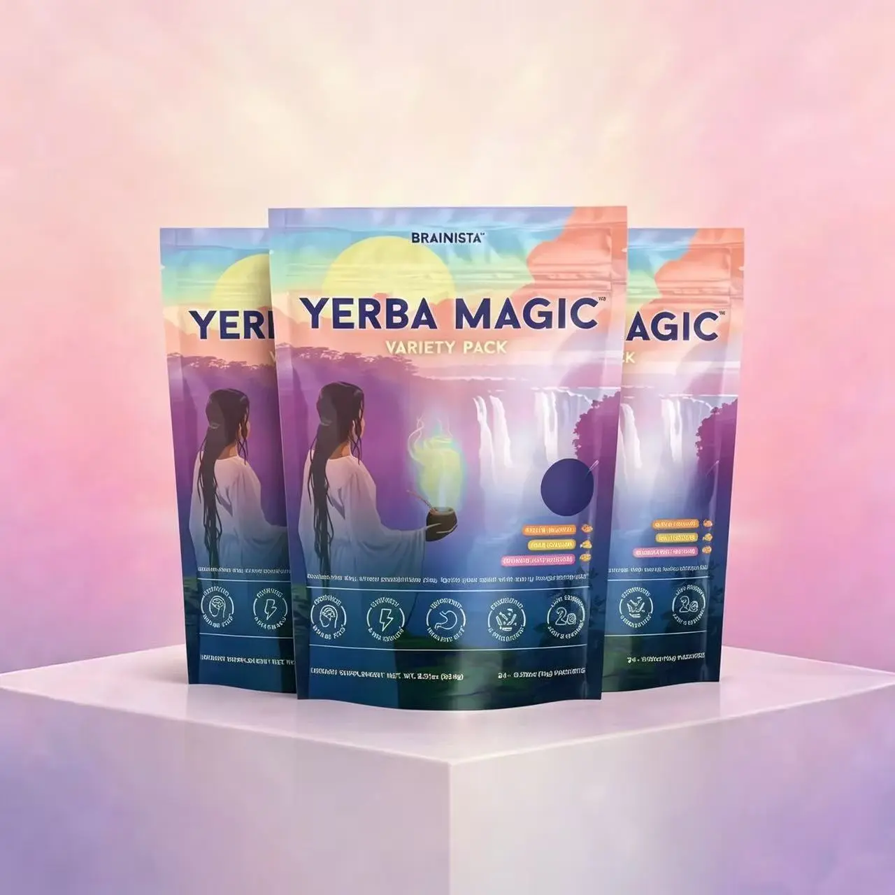 Yerba Magic - Yerba Mate Energy Tea Powder | Variety Pack (24 Stick Packs)