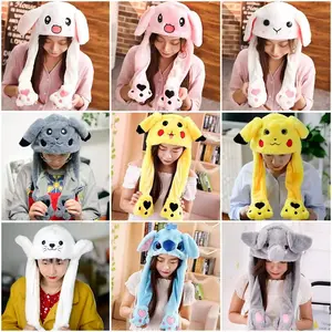 Rabbit Ear Hat: Fun Plush Toy Cap for Kids and Adults