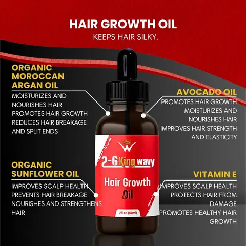 Hair Growth Oil for Scalp, Waves & Coarse Hair