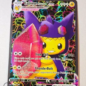 Sableye Pikachu Cosplay Custom Fan Art Card